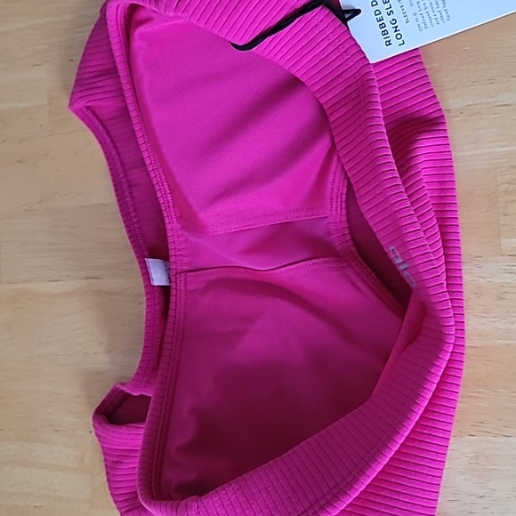 Alo Yoga Ribbed Defined Long Sleeve Bra - Picture 7 of 9